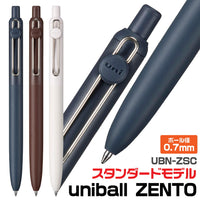 Uni-ball ZENTO Ballpoint Pen Standard 0.7 Black Ink Amber view 4