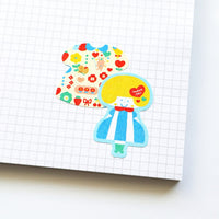 World Craft Mizutama Charming Pattern Flake Sticker view 6