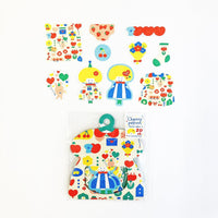 World Craft Mizutama Charming Pattern Flake Sticker view 2