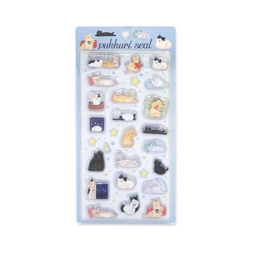 World Craft Pukkuri Seal - Puffy 3D Cat