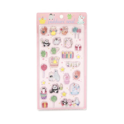 World Craft Pukkuri Seal - Puffy 3D Celebration