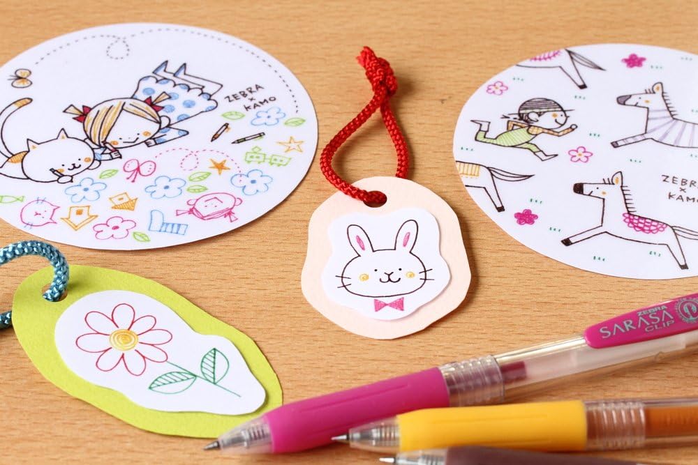 Zebra Sarasa Clip 0.5 10 Color Pen Set