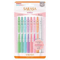 Zebra Sarasa Clip 0.5 8 Color Milk Color Pen Set