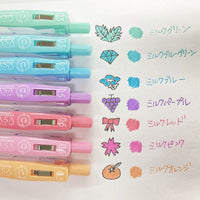 Zebra Sarasa Clip 0.5 8 Color Milk Color Pen Set view 3